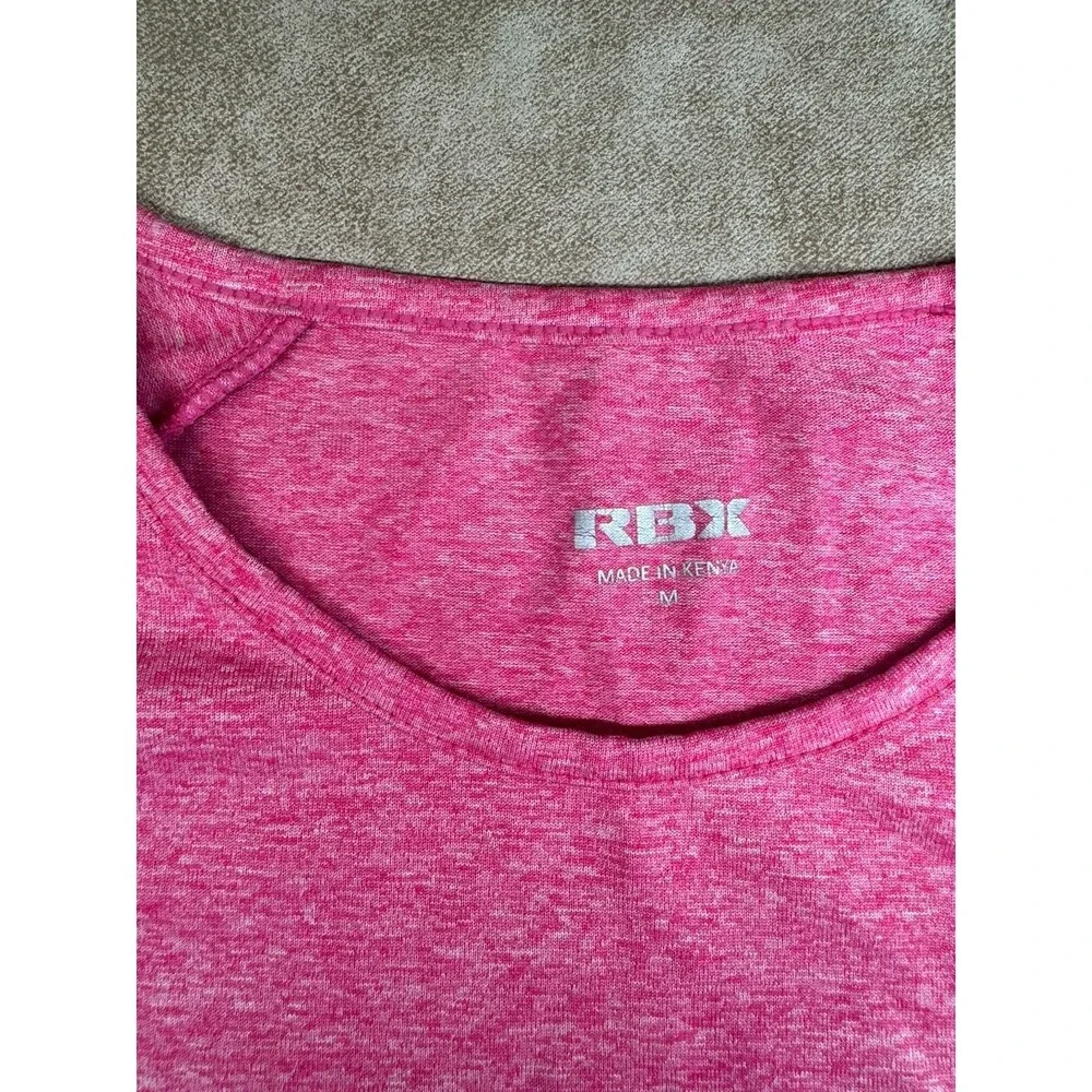 Reebok Pink Racerback Performance Athletic Shirt Women's Size MEDIUM - Picture 4 of 5